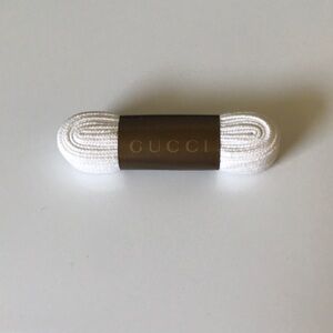 NWT Gucci shoe laces 1 pair of white laces